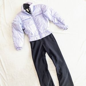 NILS one piece Snow Ski Suit purple black